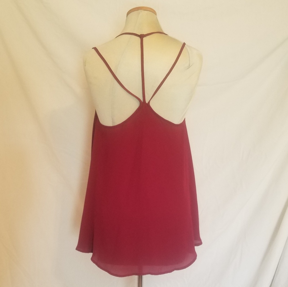 Burgundy Sans Souci Camisole